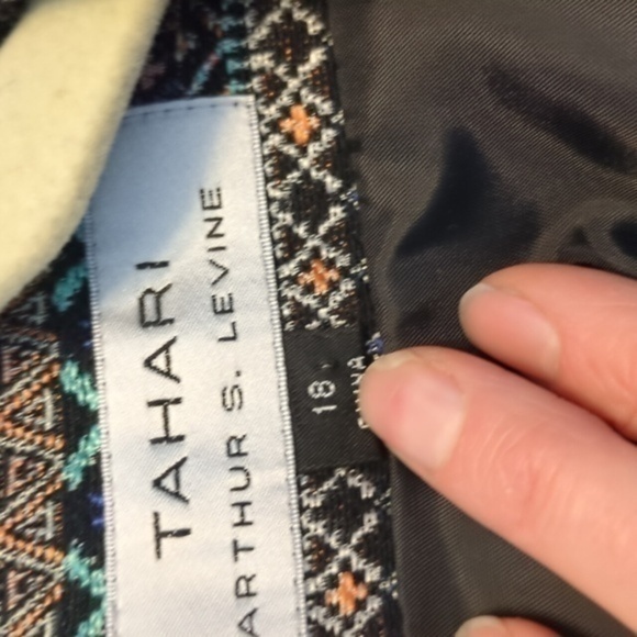 Tahari ASL Textured Open Jacket/Blazer - Picture 3 of 4